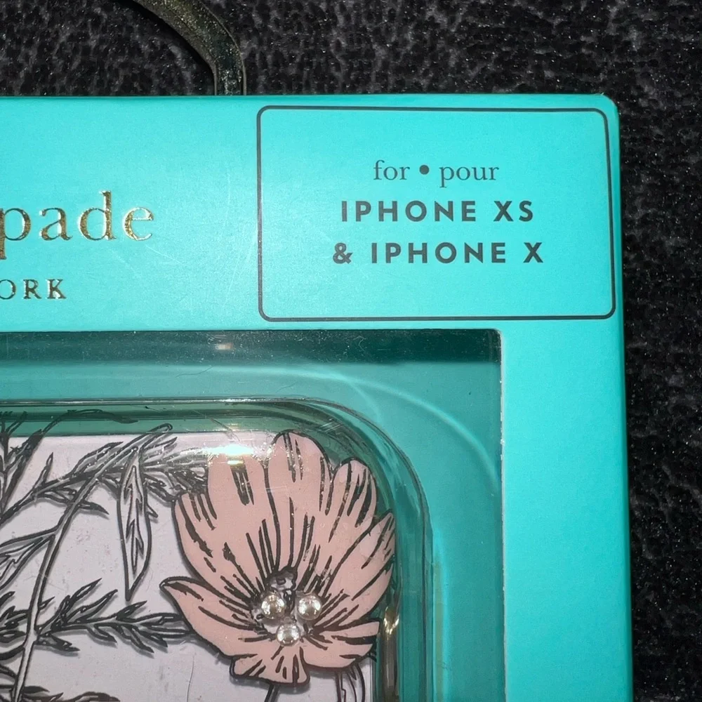 Kate Spade - iPhone case - floral - for iPhone X & iPhone XS
